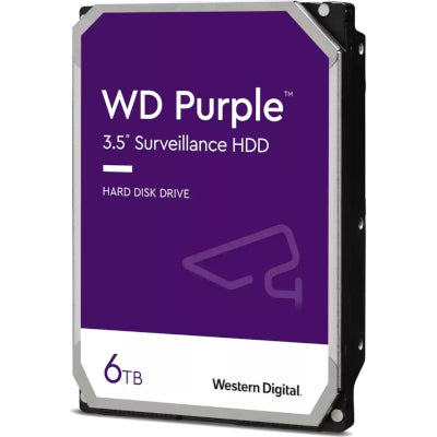 WD HD3.5" SATA3 6TB WD64PURZ / Vigilancia (Di)