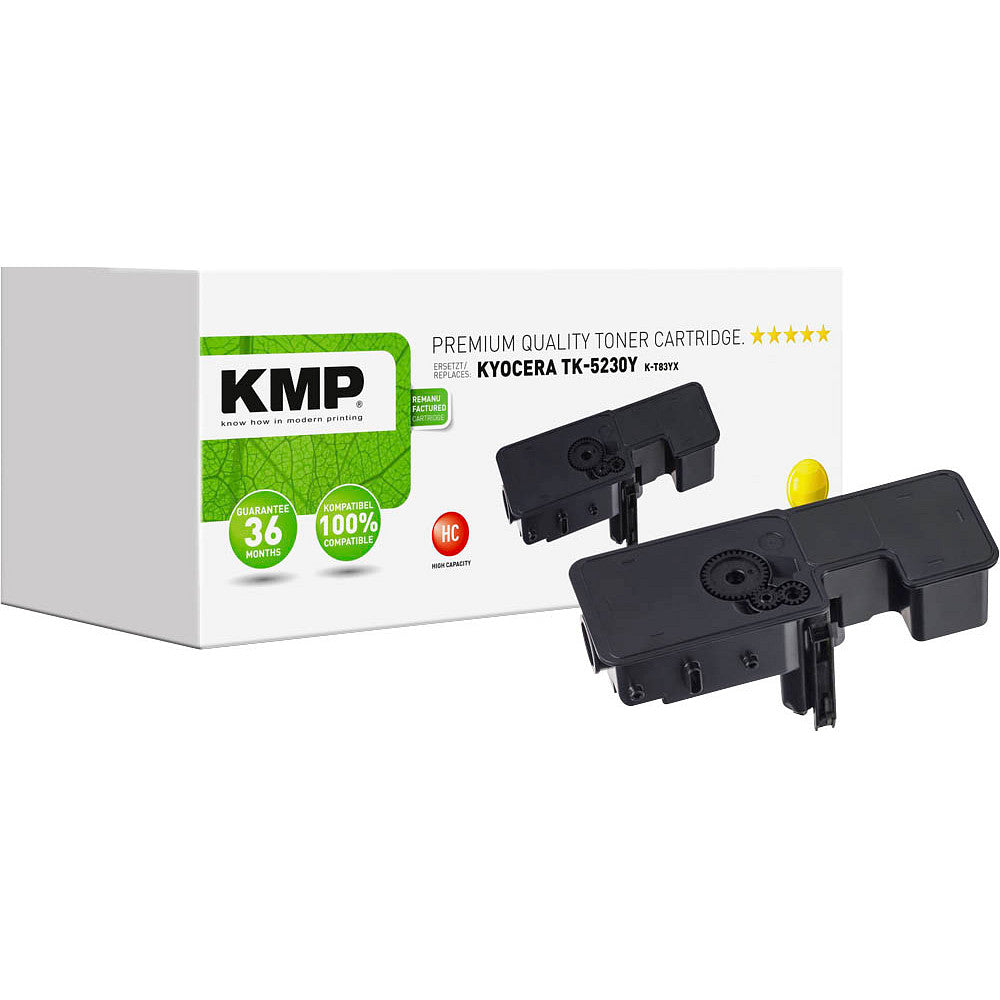 KMP K-T83YX Tóner amarillo compatible con Kyocera TK-5230 Y