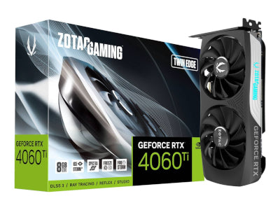 ZOTAC GAMING GeForce RTX 4060Ti TwinEdge 8GB GDDR6X Carte graphique 3xDP/HDMI