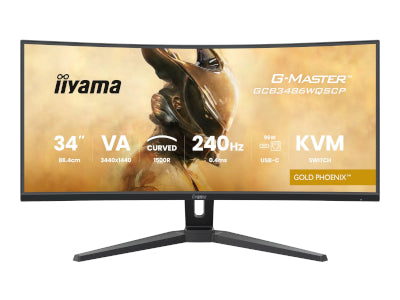 G-Master GCB3486WQSCP-B1 GOLD PHOENIX, Gaming-Monitor