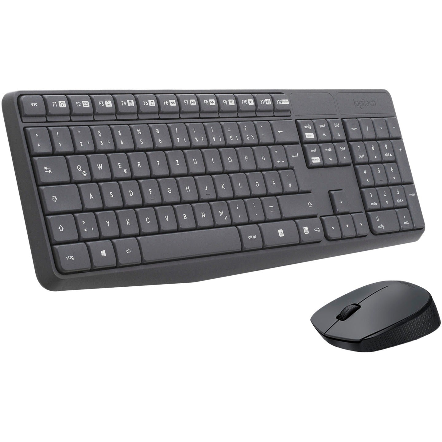 Logitech Desktop MK235 Wireless [DE] gris oscuro